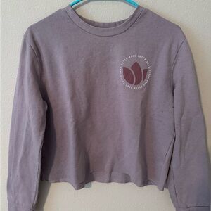 Dutch Bros Purple Crew Neck Sweater